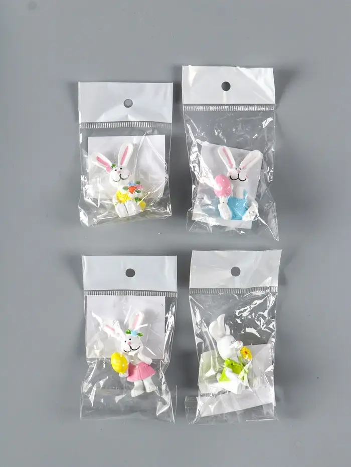 Сувенир полистоун "Белый зайка с яйцом/букетом" МИКС 2,2х3х4,2 см Сувенир полистоун "Белый зайка с яйцом/букетом" МИКС 2,2х3х4,2 см