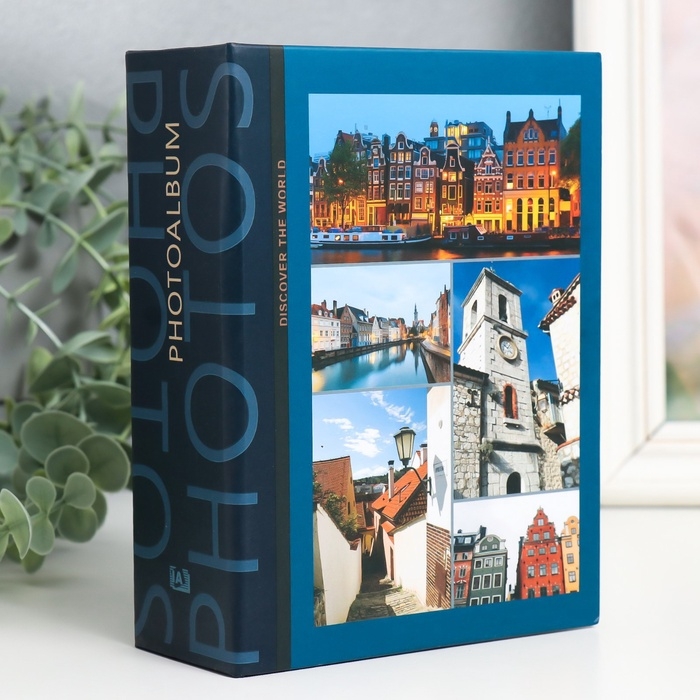 Фотоальбом Фотоальбом "Города" 50 листов 100 фотографий 10х15 см