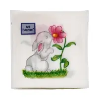 Салфетки пасхальные бумажные &laquo;Милый зайчик&raquo;, 2 слоя, 20х20 см, 30 шт