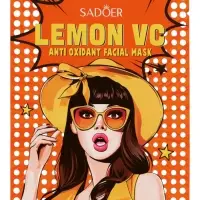 Маска тканевая антиоксидантная для лица с экстрактом лимона, 25 г