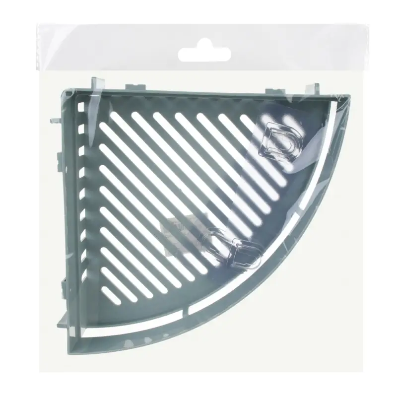 VETTA Classic Полка настенная угловая (большая), пластик, 35x25x7 см, оливковый