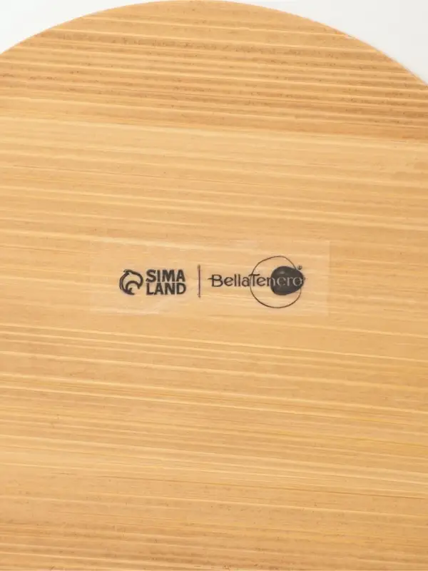 Соковыжималка BellaTenero, 19&times;12&times;7.2 см, на бамбуковой подставке, фарфор, белая