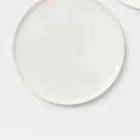 Тарелки Magistro White Snow, набор 2 шт., d=26 см, фарфор, белые