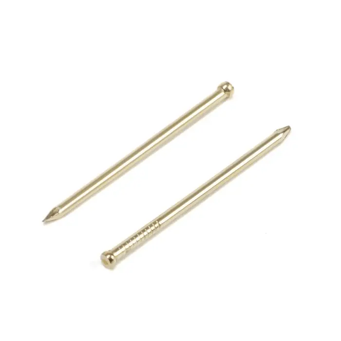 Гвозди СТРОЙБАТ, финишные, ГОСТ 7811-7035, латунированные, 1.4×30 мм, 50 шт. Гвозди СТРОЙБАТ, финишные, ГОСТ 7811-7035, латунированные, 1.4×30 мм, 50 шт.