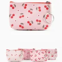 Кошелёк маленький &laquo;Вишня&raquo;, монетница на молнии, 10.5&times;2.5&times;8 см, МИКС
