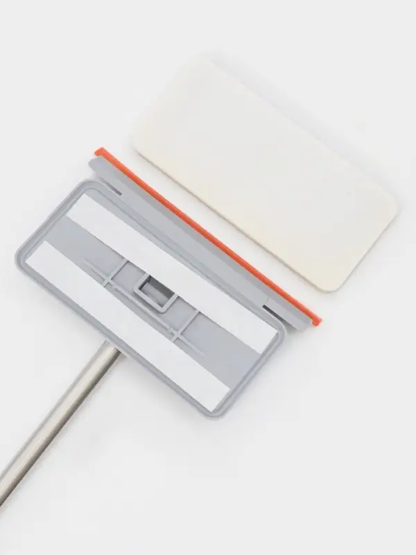 Окномойка "Топ" 2-х секционный черенок, выс 75 см, съемная насадка велюр, водосгон