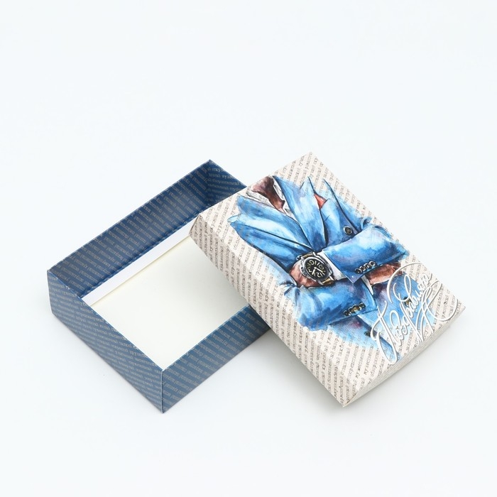 Подарочная коробка Подарочная коробка "Мужская", 16,5 х 12,5 х 5,2 см