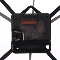 Часы настенные интерьерные &laquo;Гармошка&raquo;, бесшумные, плавный ход, d=40 см, металл, чёрные