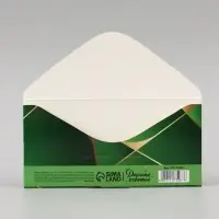Конверт для денег &laquo;С Днём Рождения!&raquo; зелёный, 16&times;8 см