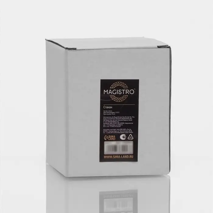 Стакан стеклянный с двойными стенками Magistro «Поль Волна», 250 мл Стакан стеклянный с двойными стенками Magistro «Поль Волна», 250 мл