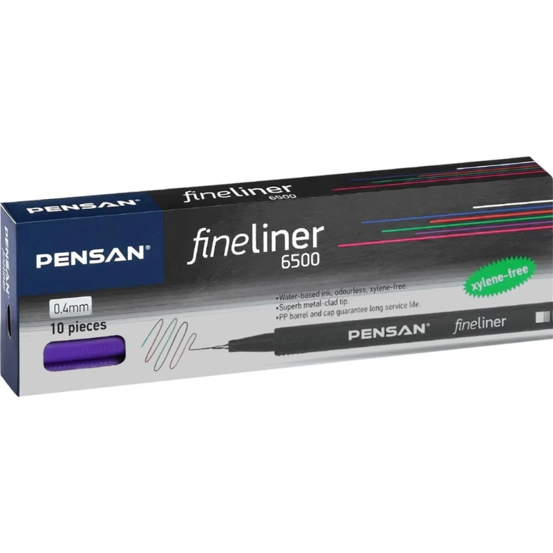 Линер неавтоматический PENSAN FINE BLACK 6500/10