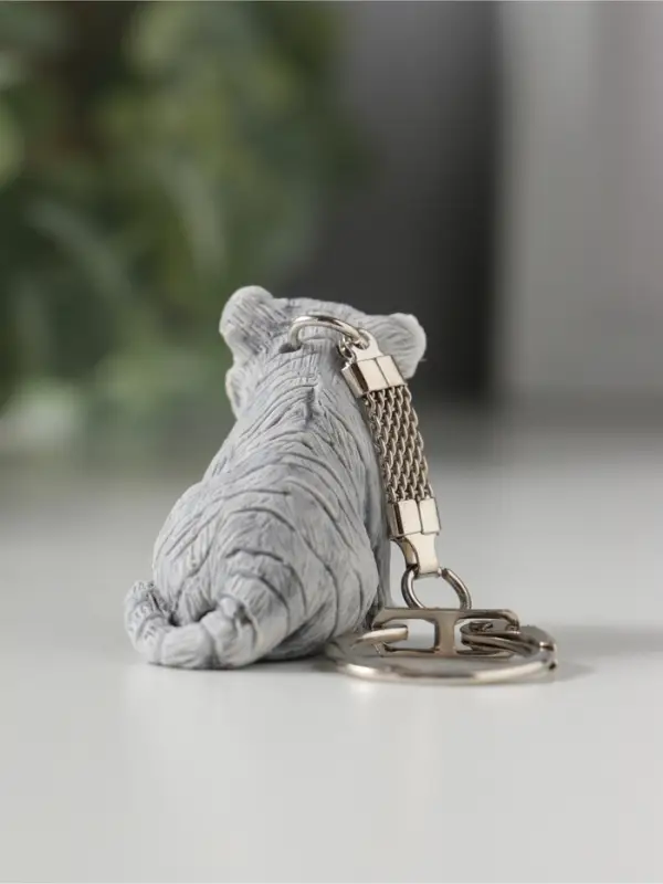 Брелок "Тигренок сидящий 2", 3,7см