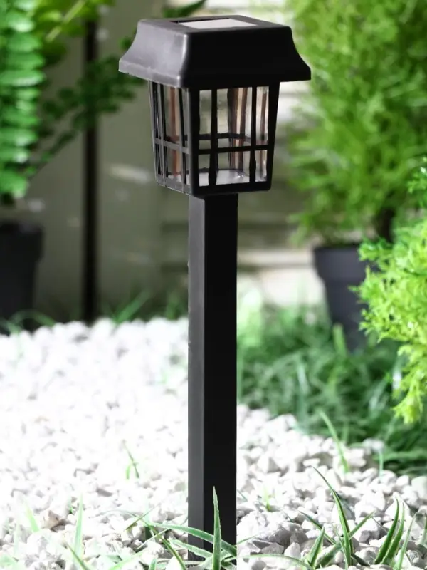 Садовый светильник на солнечной батарее &laquo;Фонарик&raquo;, 1 LED, свечение белое