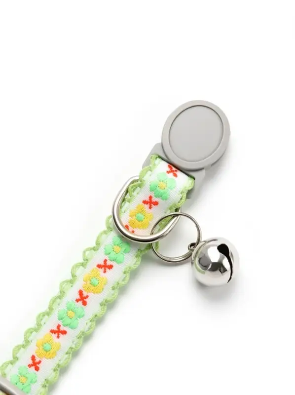 Набор ошейников для кошек &laquo;По-полюшку&raquo;, 30&times;1 см, розовый, зелёный