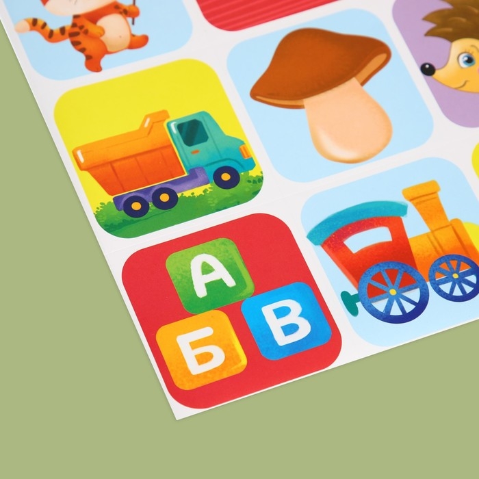 Наклейки «Для шкафчиков, кроваток и стульчиков», 5 листов, 42 х 29,7 см Наклейки «Для шкафчиков, кроваток и стульчиков», 5 листов, 42 х 29,7 см