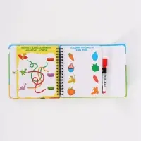 Многоразовая книга с играми &laquo;Синий трактор&raquo;, 30 мини-игр + маркер