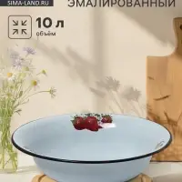 Таз эмалированный, 10 л