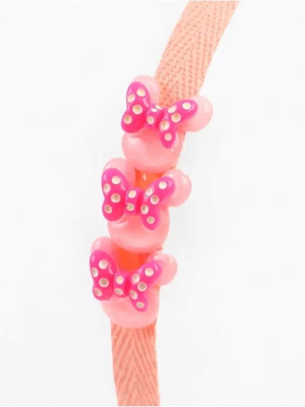 Ободок для волос розовый, Минни Маус