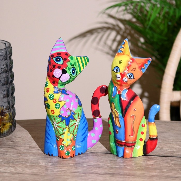 Сувенир дерево Сувенир дерево "Милый котёнок" 25х12х4 см МИКС