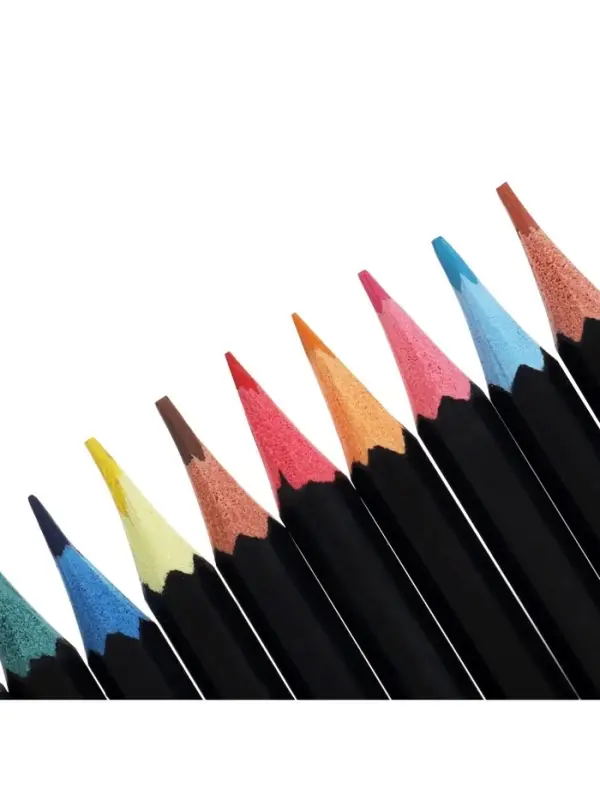 Карандаши Calligrata &laquo;Чёрная серия&raquo;, цветные, 12 цветов, шестигранные, пластиковые