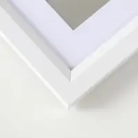 Фоторамка для фото 20х20 см, с паспарту 15х15 см МДФ Anna, белый