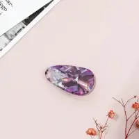 Зажим для волос "Маргарита" (набор 4 шт) 4 см, фиолетовый