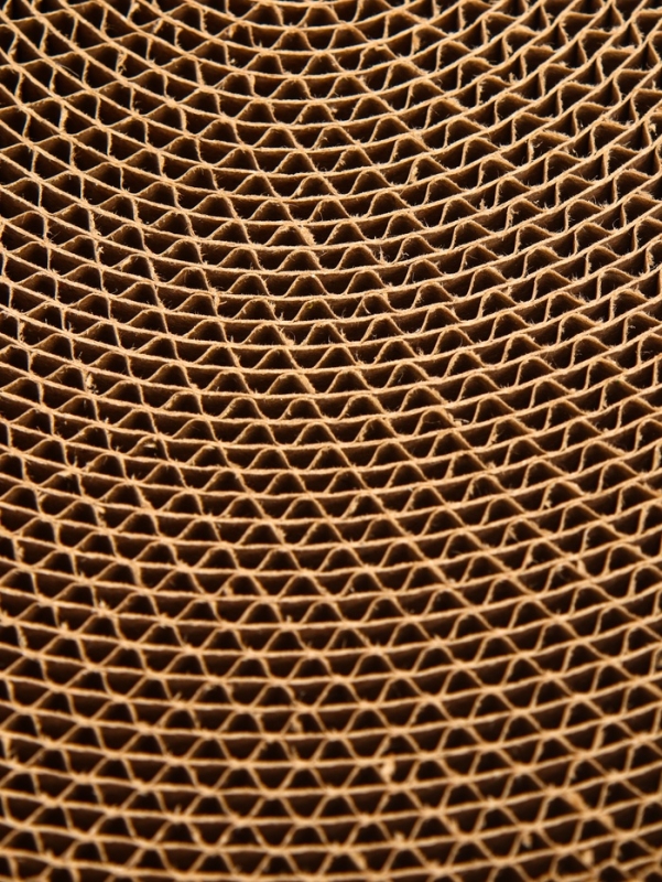 Когтеточка-лежанка "Пижон" из гофрокартона с кошачьей мятой "НЛО", 40 х 8 см