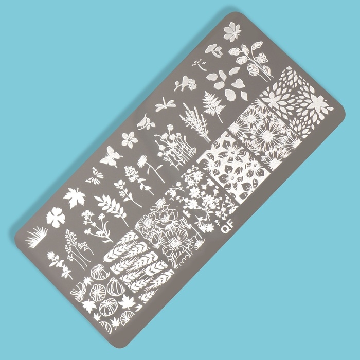 Диск для стемпинга металлический &laquo;Природа&raquo;, 12 &times; 6 см