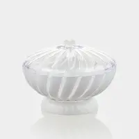 Ваза для фруктов и хлеба Альтернатива &laquo;Грация&raquo;, пластик, 1.5 л, h=14.5 см, d=21 см, белый