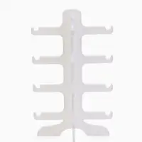 Подставка под очки 4 места, 15.5&times;14&times;25.5 см, белая