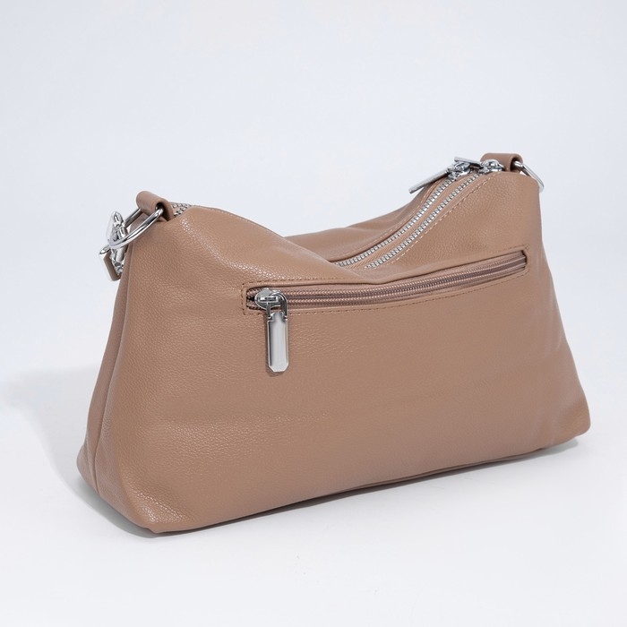 Сумка кросс-боди на молнии, цвет бежевый Сумка кросс-боди на молнии, цвет бежевый