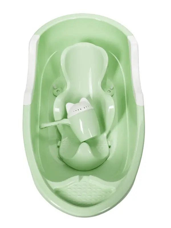 Набор для купания детский, светло-зеленый