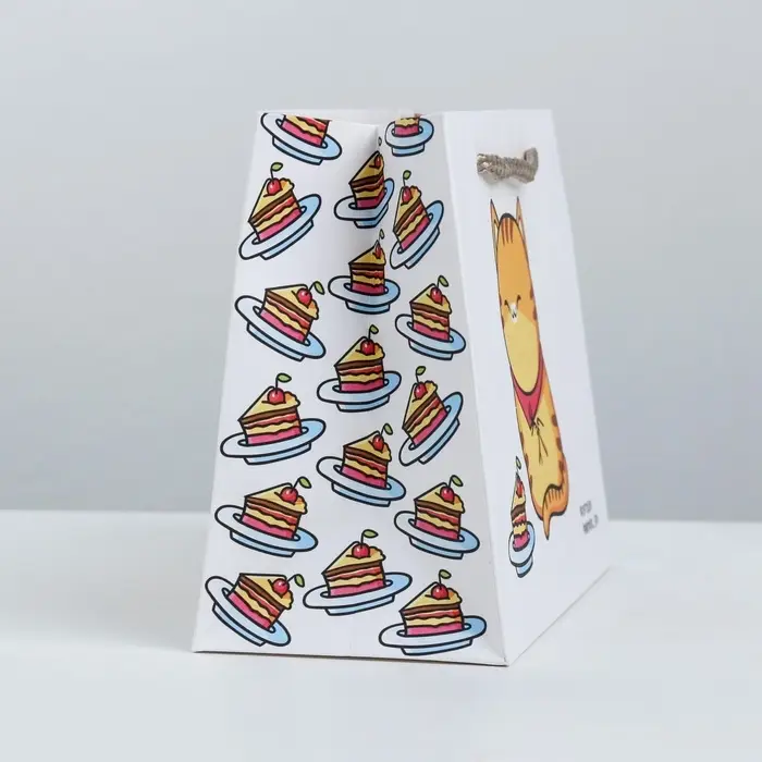 Пакет подарочный, упаковка, «Сладость», 19.5 х 14.5 х 8.5 см