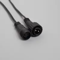 Гирлянда &laquo;Клип-лайт&raquo; 5 нитей по 20 м, IP44, УМС, тёмная нить, 665 LED, свечение мульти, 24 В