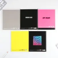 Тетрадь в клетку, 48 л., А5, на скрепке, блок №1 «Шрифтовые яркие» МИКС Тетрадь в клетку, 48 л., А5, на скрепке, блок №1 «Шрифтовые яркие» МИКС