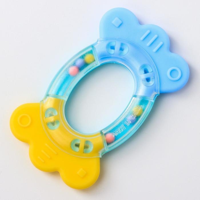 Погремушка «Конфета», с эластичными элементами, Крошка Я Погремушка «Конфета», с эластичными элементами, Крошка Я