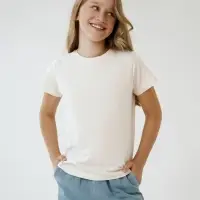 Футболка детская T-Bolka Kids, молочно-белая, 10 лет