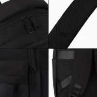 Рюкзак, водонепроницаемое дно, 2 отделения, 3 кармана, 27&times;14&times;39 см, чёрный