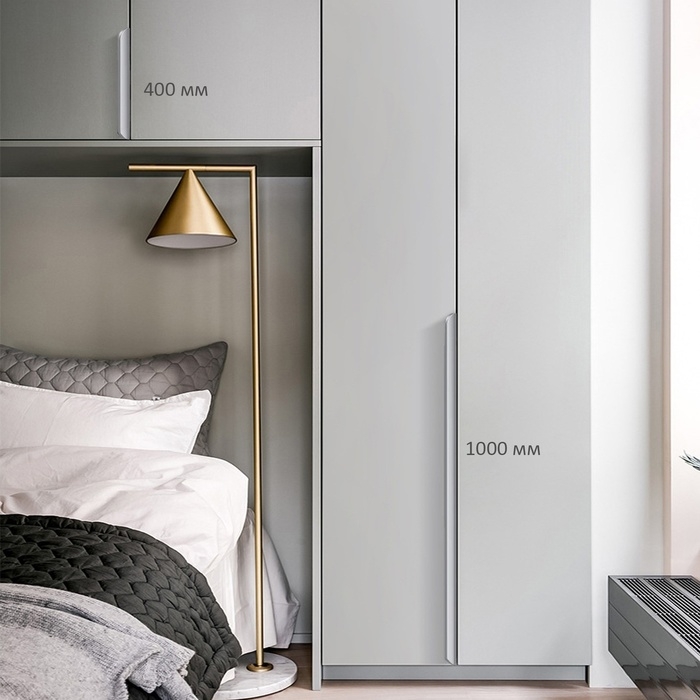 Ручка торцевая CAPPIO RT002CP, L=400 мм, м/о 256 мм, цвет матовый хром, 4 шт. Ручка торцевая CAPPIO RT002CP, L=400 мм, м/о 256 мм, цвет матовый хром, 4 шт.