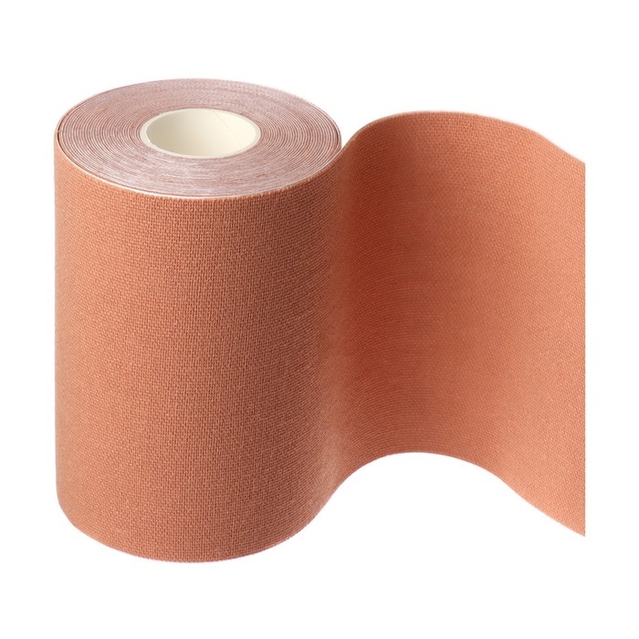 Кинезио-тейп, 10 см × 5 м, цвет бежевый Кинезио-тейп, 10 см × 5 м, цвет бежевый