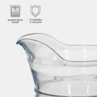 Кувшин Luminarc Arc, 1.3 л, пластиковая крышка, стекло, прозрачный