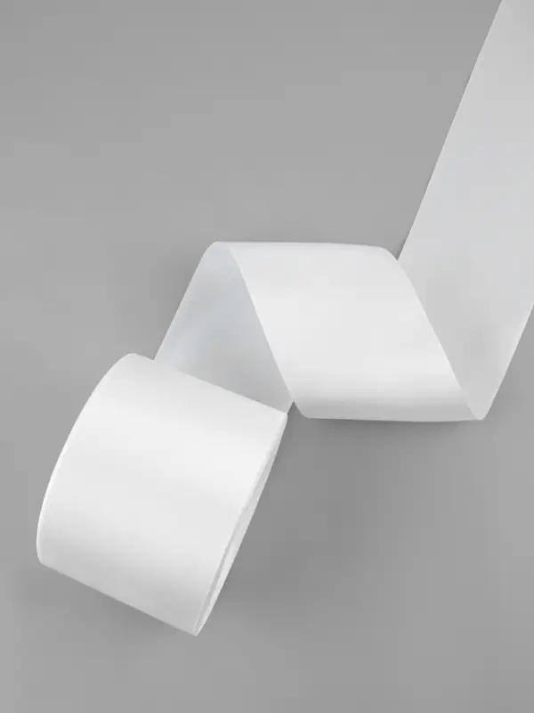 Лента атласная, 100 мм, 100&plusmn;5 м, белая