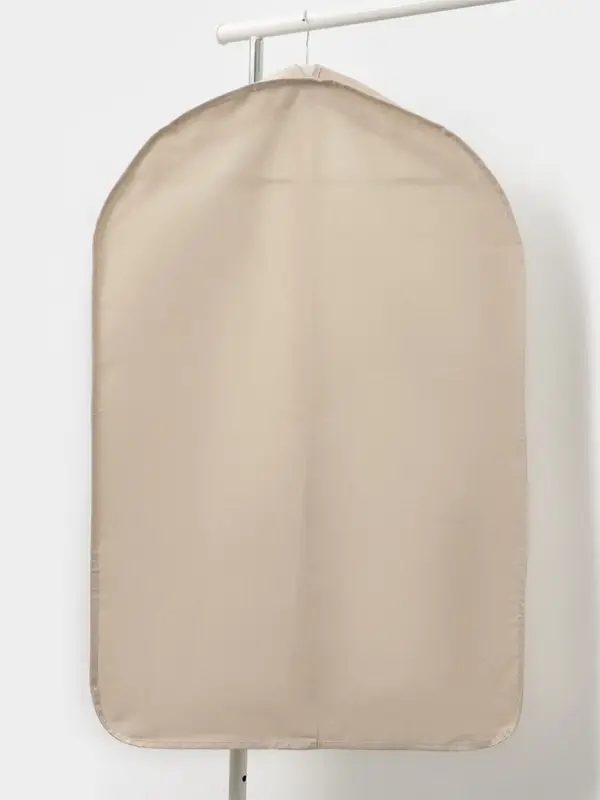 Чехол для одежды LaDо́m на молнии, 90&times;60 см, бежевый, материал батист