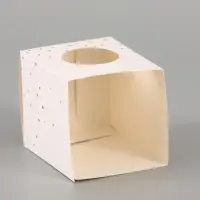 Коробка подарочная новогодняя &laquo;С новым годом&raquo;, 6.2&times;7&times;6.2 см