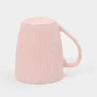 Набор кружек 4 шт  "Линии"  размер 12х9х10 см, 4 цвета