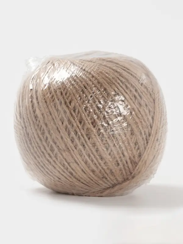 Шпагат джутовый Доляна, двухниточный, 1.12 ктекс, 312 м