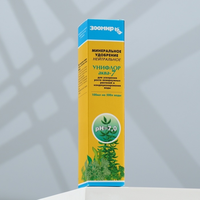 Мини удобрение  Мини удобрение "Унифлор-аква 7" для аквариумных растений, нейтр. 100 мл