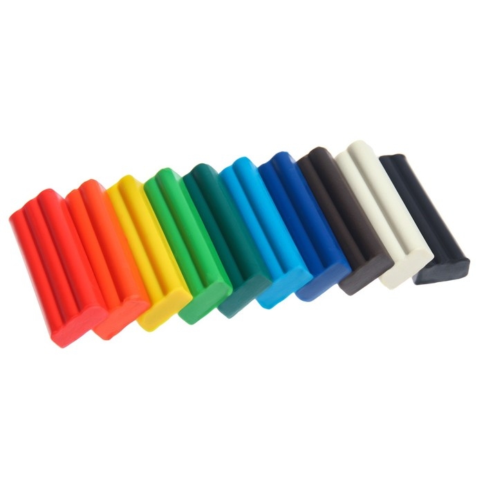 Пластилин 10 цветов, 150 г, Тачки Пластилин 10 цветов, 150 г, Тачки