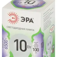 Лампа светодиодная LED 10 Вт 1000Лм 6500К груша холодный E27 220-240В LED A60-10W-865-E27 Green Line