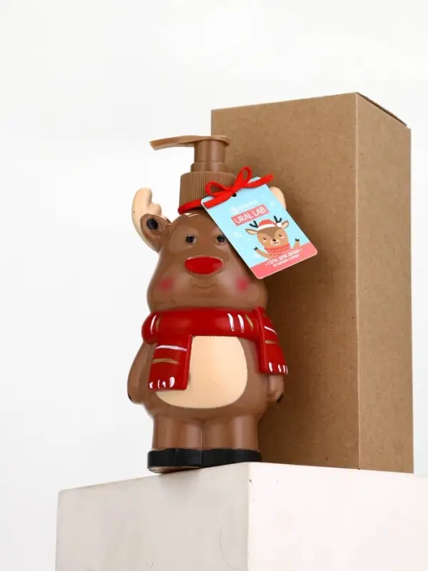 Ural Lab Милые персы гель для душа в формовом флаконе, 300 мл, ягодный сорбет